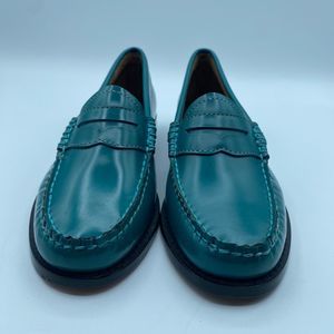 GH Bass Weejuns Whitney Candy Womens 6M Penny Loafer Shoes Emerald Green NWOB